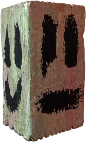 Happy / sad totem